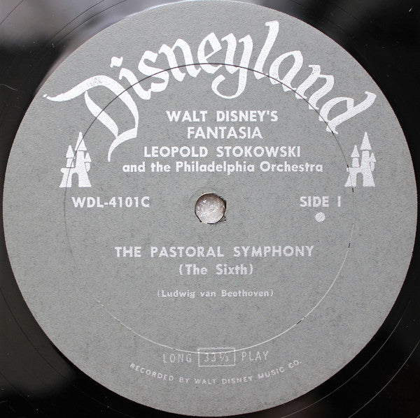 Leopold Stokowski And The Philadelphia Orchestra : From Walt Disney's Fantasia: The Pastoral Symphony (LP, Album, RE, Bla)