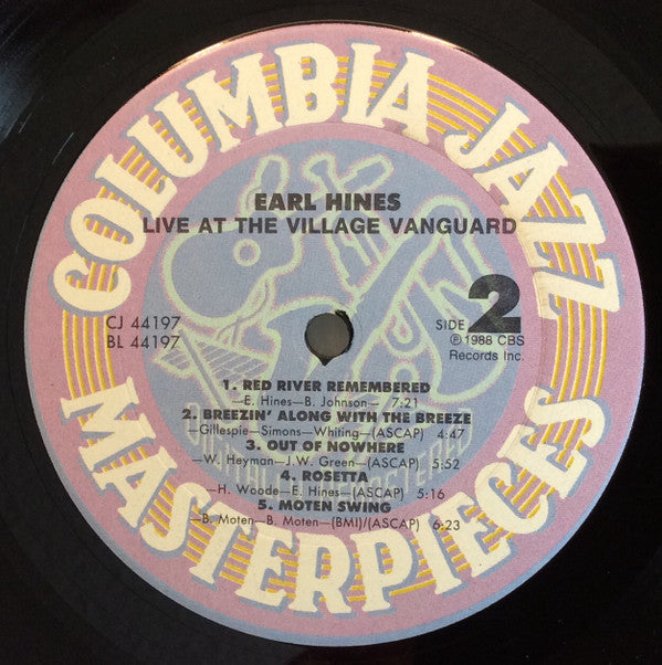 Earl Hines : Live At The Village Vanguard (LP, Album, RM)