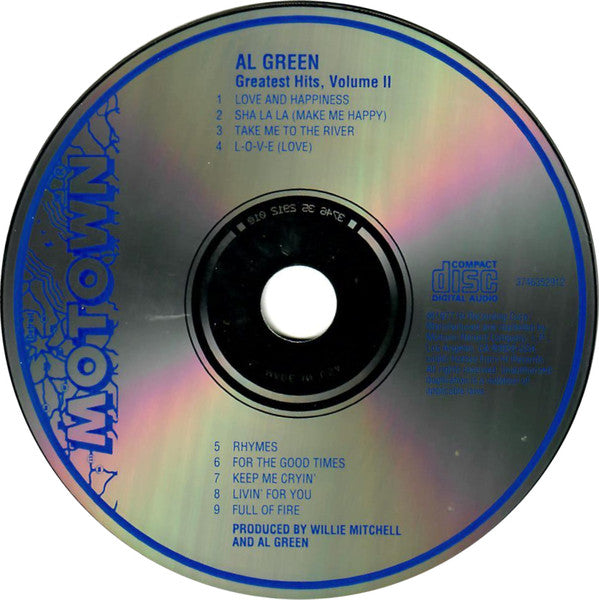 Al Green : Greatest Hits Volume II (CD, Comp)