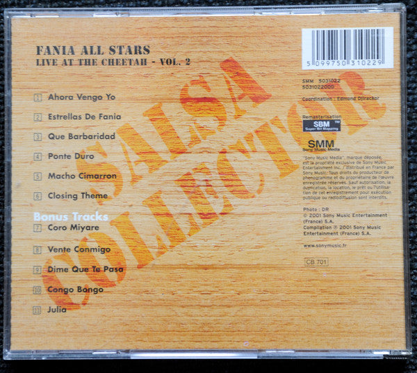 Fania All Stars : Live At Cheetah (Vol. 2) (CD, Album, RE)
