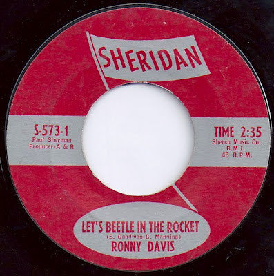 Ronny Davis : Let's Beetle In The Rocket   (7", Single)