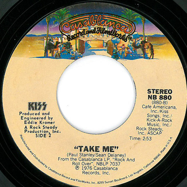 Kiss : Calling Dr. Love (7", Single, RP, Styrene, Ter)
