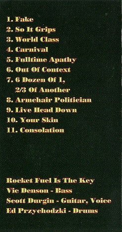 Rocket Fuel Is The Key : Consider It Contempt (CD, Album)