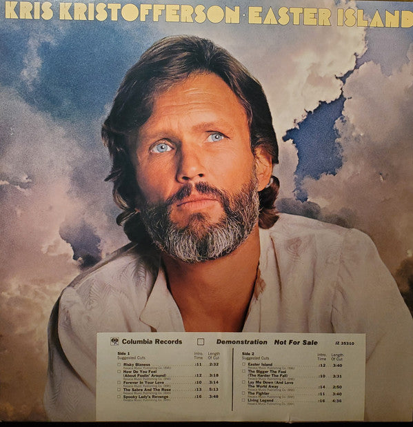 Kris Kristofferson : Easter Island (LP, Album, Promo, Ter)