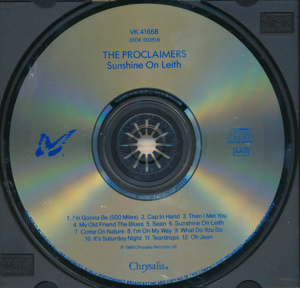 The Proclaimers : Sunshine On Leith (CD, Album)