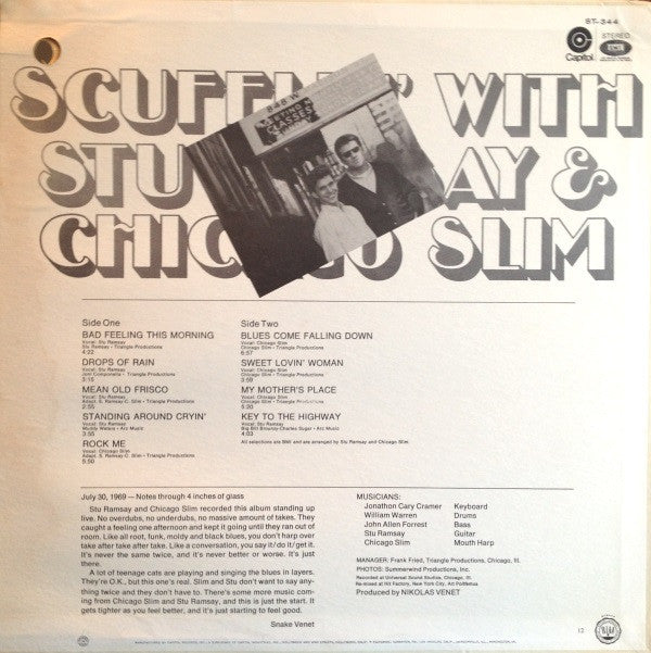 Stu Ramsay (2) and Chicago Slim : Scufflin' With Stu Ramsay And Chicago Slim (LP, Album)