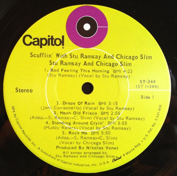 Stu Ramsay (2) and Chicago Slim : Scufflin' With Stu Ramsay And Chicago Slim (LP, Album)