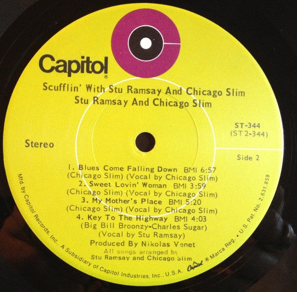Stu Ramsay (2) and Chicago Slim : Scufflin' With Stu Ramsay And Chicago Slim (LP, Album)