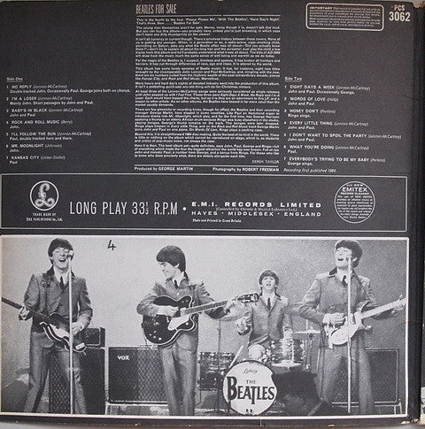 The Beatles : Beatles For Sale (LP, Album, RE, Gat)
