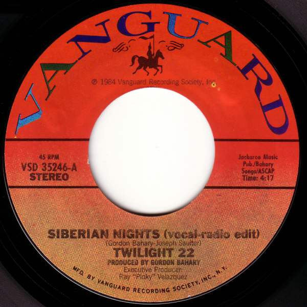 Twilight 22 : Siberian Nights (7", Styrene)