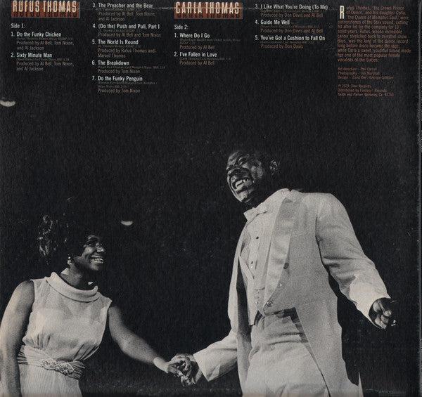 Rufus Thomas & Carla Thomas : Chronicle: Their Greatest Stax Hits (LP, Comp)