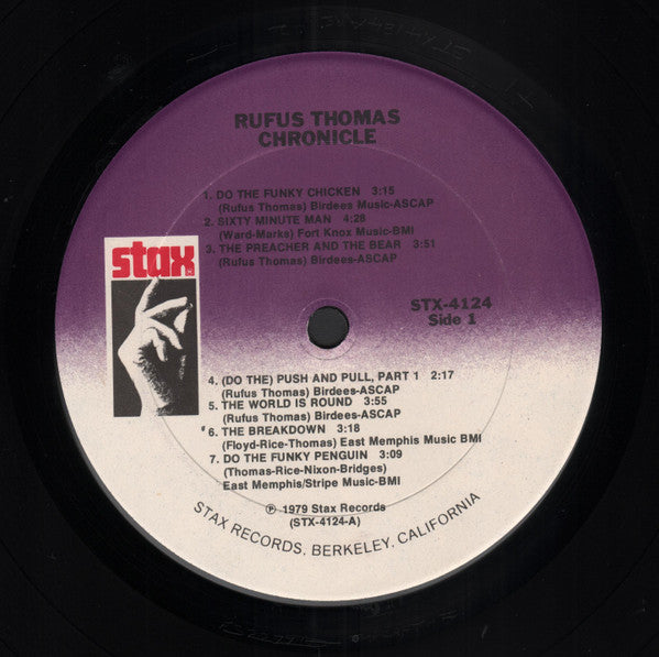 Rufus Thomas & Carla Thomas : Chronicle: Their Greatest Stax Hits (LP, Comp)