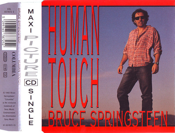 Bruce Springsteen : Human Touch (CD, Maxi, Pic)