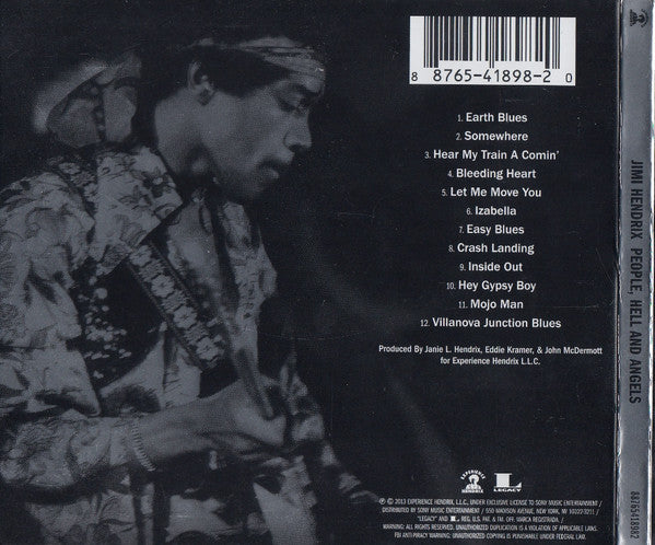 Jimi Hendrix : People, Hell And Angels (CD, Album, Dig)