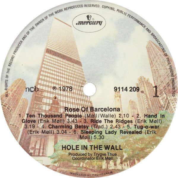 Hole In The Wall : Rose Of Barcelona (LP, Album)