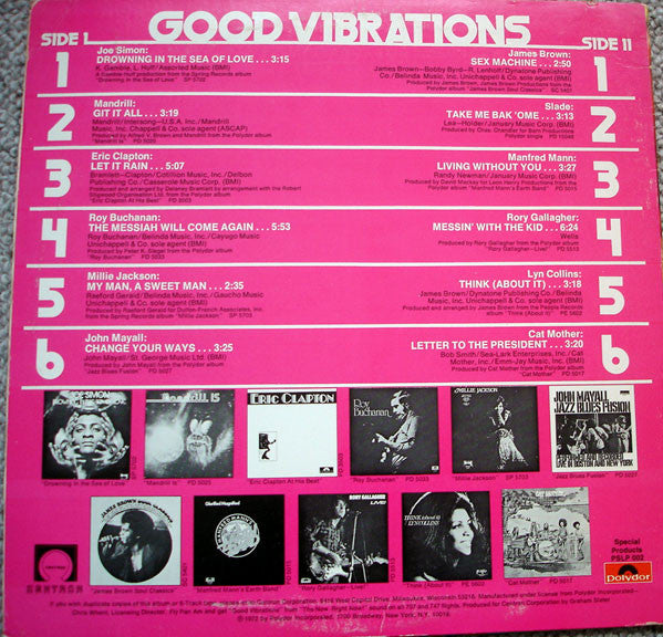 Various : Good Vibrations (LP, Comp)