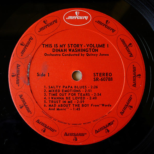 Dinah Washington : Golden Hits Volume One (LP, Comp)