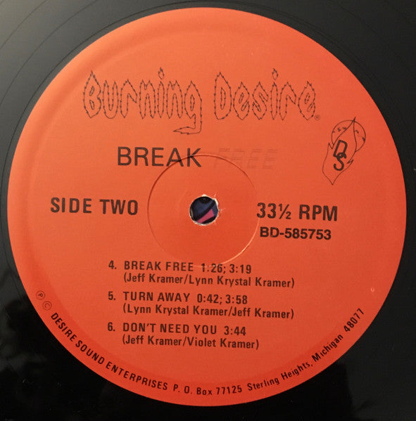 Burning Desire (3) : Break Free (12", MiniAlbum)