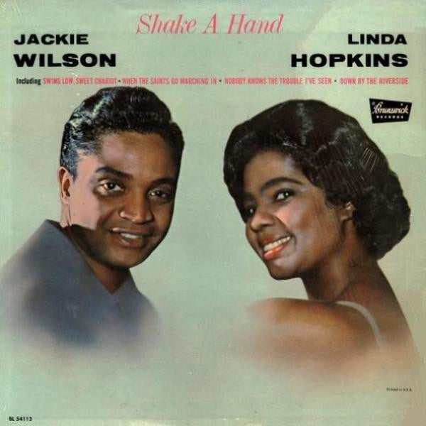 Jackie Wilson And Linda Hopkins : Shake A Hand (LP, Album, Mono)