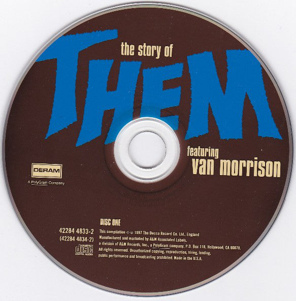 Them (3) Featuring Van Morrison : The Story Of Them Featuring Van Morrison (The Anthology 1964-1966) (2xCD, Comp, RM)