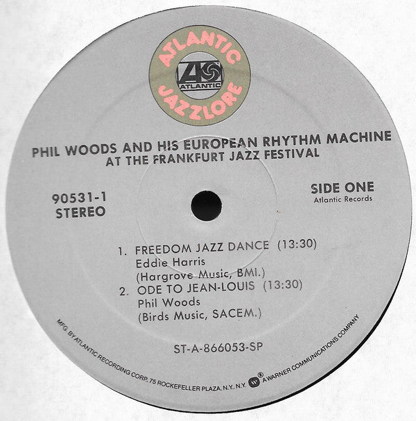 Phil Woods And His European Rhythm Machine : At The Frankfurt Jazz Festival (LP, Album, RE)