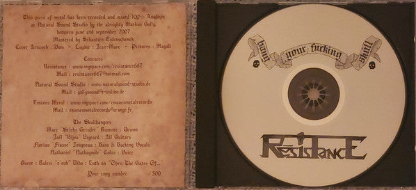 Résistance (2) : Bang Your Fucking Skull (CD, Album)