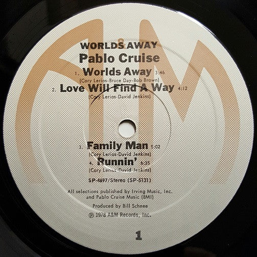 Pablo Cruise : Worlds Away (LP, Album, PRC)