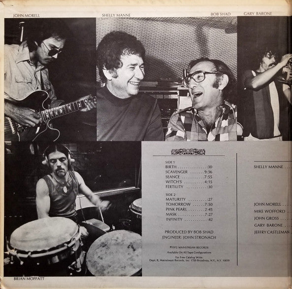 Shelly Manne : Mannekind (LP, Album, Club, Gat)