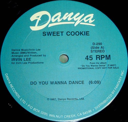 Sweet Cookie : Do You Wanna Dance (12", Promo)