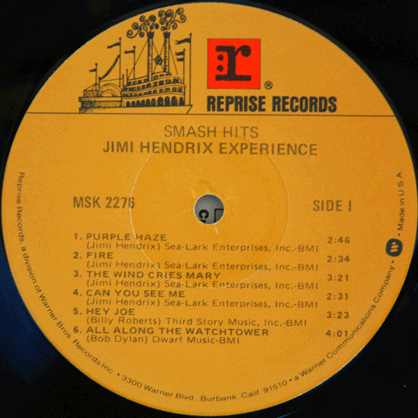 The Jimi Hendrix Experience : Smash Hits (LP, Comp, RE, Win)