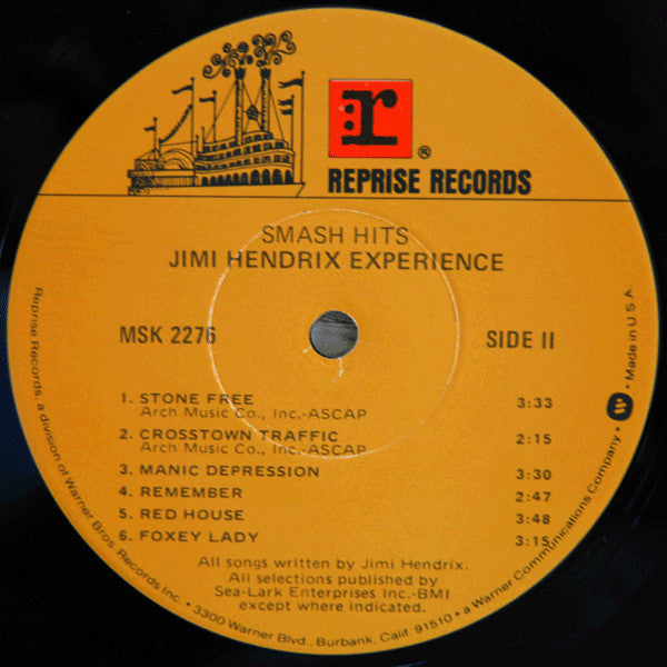 The Jimi Hendrix Experience : Smash Hits (LP, Comp, RE, Win)
