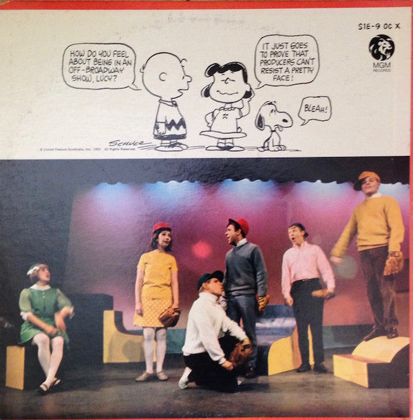 Clark Gesner / With Bill Hinnant, Reva Rose, Karen Johnson (2), Bob Balaban, Skip Hinnant, Gary Burghoff Presented By Arthur Whitelaw, Gene Persson : "You're A Good Man, Charlie Brown" (The Original Cast Album) (LP, Album, RE, PRC)