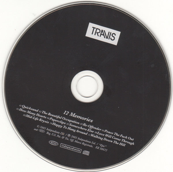 Travis : 12 Memories (CD, Album)