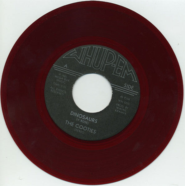 The Cooties : Dinosaurs (7", Single, Red)