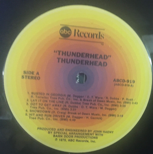 Thunderhead (5) : Thunderhead (LP, Album)