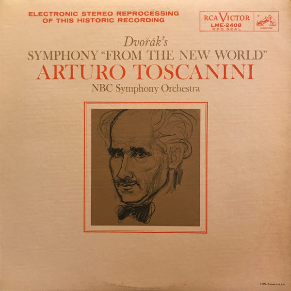 Antonín Dvořák - Arturo Toscanini, NBC Symphony Orchestra : Dvořák's Symphony "From The New World" (LP)