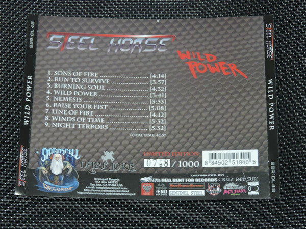 Steel Horse : Wild Power (CD, Album, Ltd, Num, RE)