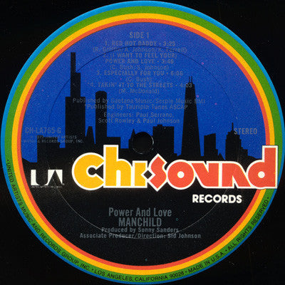 Manchild (9) : Power And Love (LP, Album, Ter)