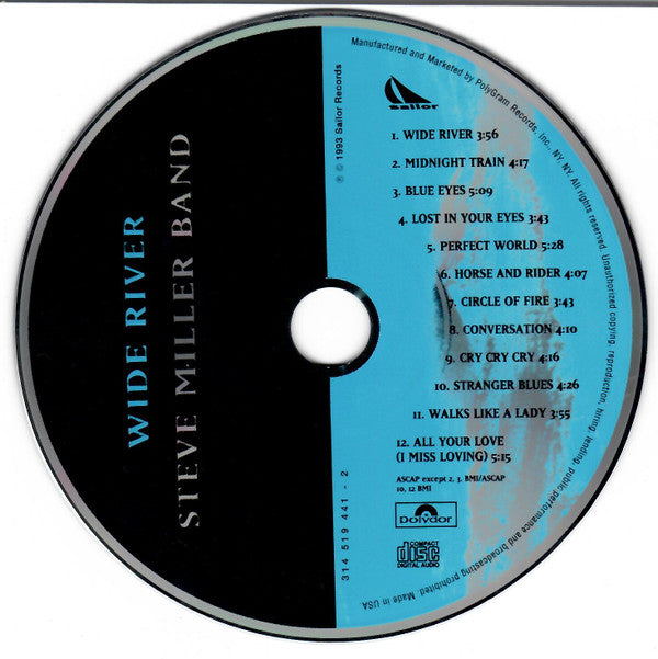 Steve Miller Band : Wide River (CD, Album)