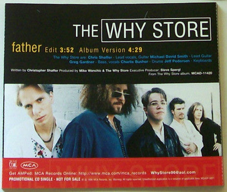 The Why Store : Father (CD, Single, Promo)