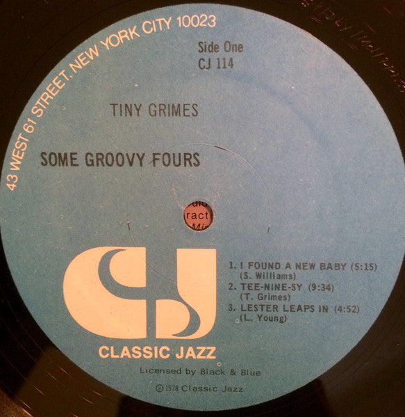 Tiny Grimes : Some Groovy Fours (LP, M/Print)