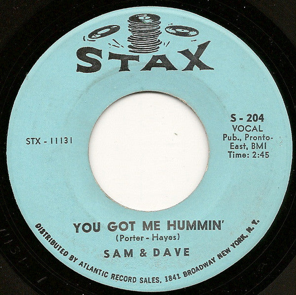 Sam & Dave : You Got Me Hummin' (7", Single)