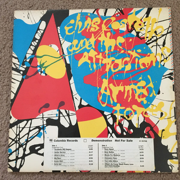 Elvis Costello & The Attractions : Armed Forces (LP, Album, Promo, CSM + 7", EP, Ltd, Promo, CSM)