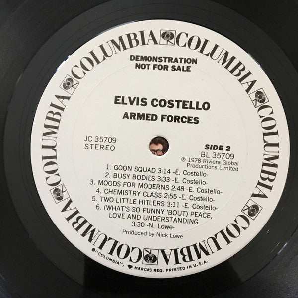 Elvis Costello & The Attractions : Armed Forces (LP, Album, Promo, CSM + 7", EP, Ltd, Promo, CSM)