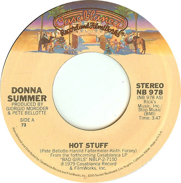 Donna Summer : Hot Stuff (7", Single, 73 )