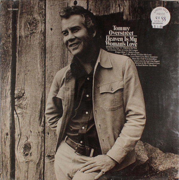 Tommy Overstreet : Heaven Is My Woman's Love (LP, Album)