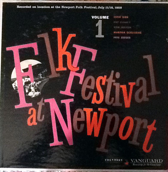 Various : Folk Festival At Newport (LP, Mono)