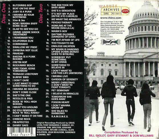 Ramones : Anthology: Hey Ho Let's Go! (2xCD, Comp, RM)