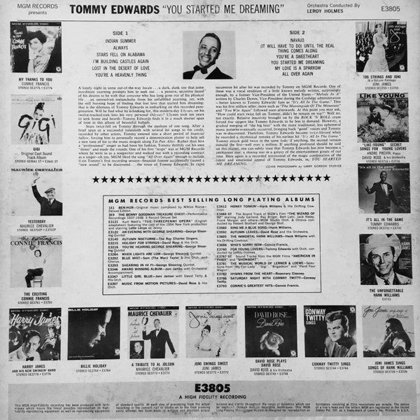 Tommy Edwards : You Started Me Dreaming (LP)