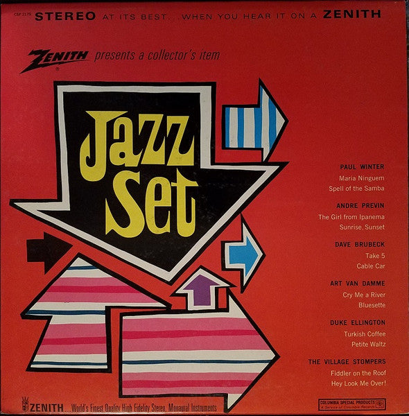 Various : Zenith Presents A Collector's Item:  Jazz Set (LP, Comp)